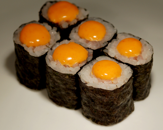 Order Spicy Snapper Roll food online from Sushi Town store, Beaverton on bringmethat.com