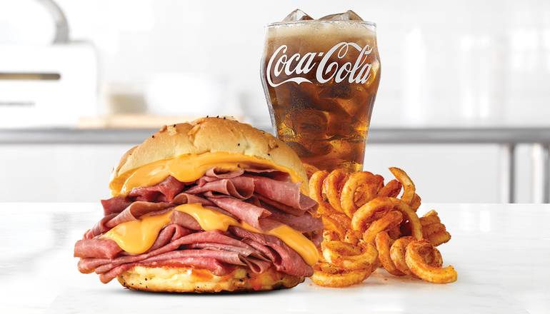 Order Double Beef 'n Cheddar food online from Arby's store, Ft Worth on bringmethat.com