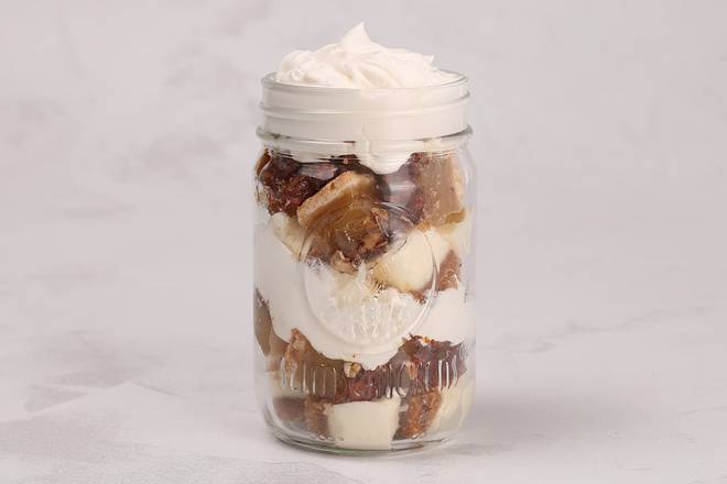 Order Southern Pecan Cheesecake Jar Dessert food online from Slim Chickens store, Muscle Shoals on bringmethat.com