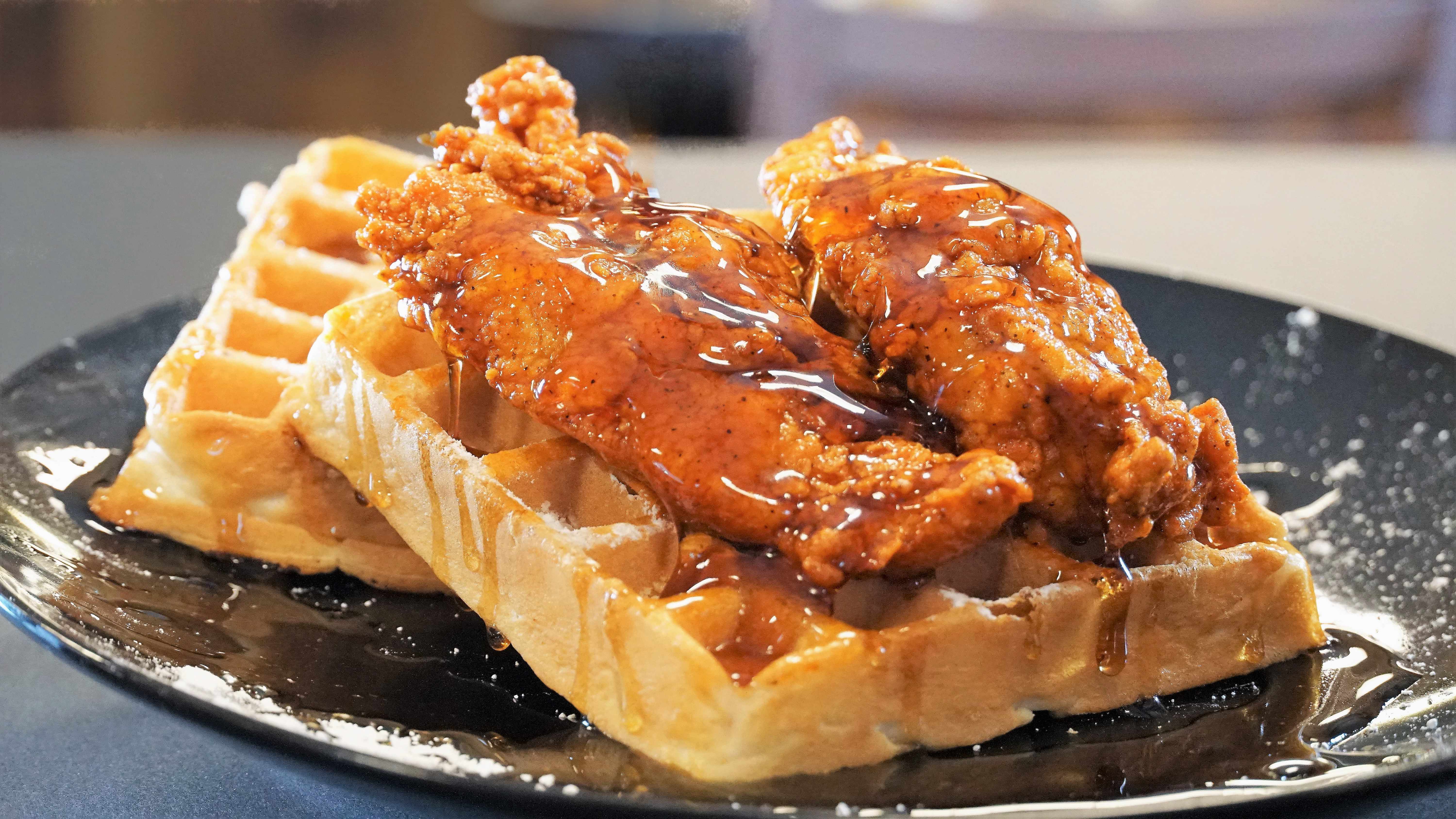 Order Chicken and Waffles food online from Jp's Hot Chicken store, Oak Grove on bringmethat.com