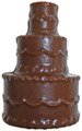 Order Chocolate 3-Tier Wedding Cake food online from Painted Turtle Chocolatier store, Osseo on bringmethat.com
