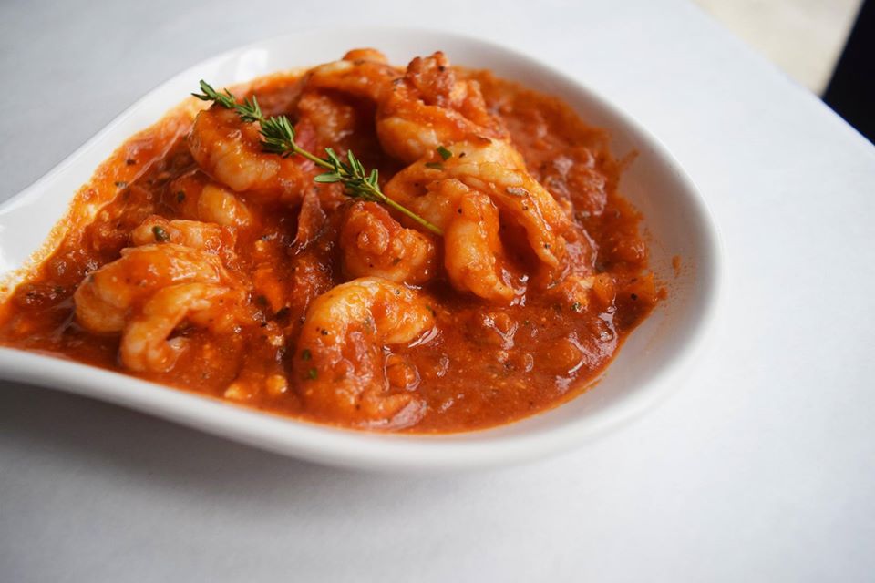 Order Shrimp Santorini food online from Aliada Restaurant store, Astoria on bringmethat.com