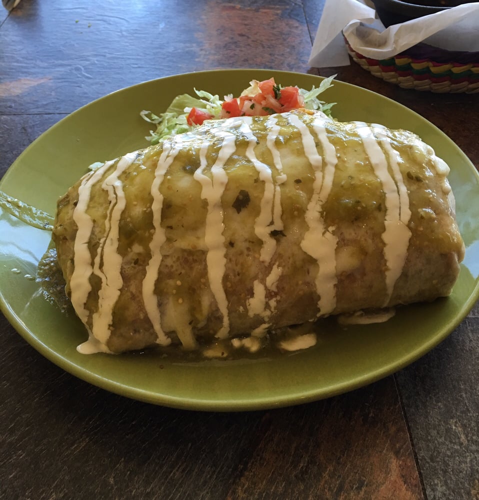 Order Drenched Burrito food online from El Patron store, Worcester on bringmethat.com