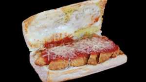 Order Chicken Parmesan Sub food online from Pizza 911 store, Manchester on bringmethat.com