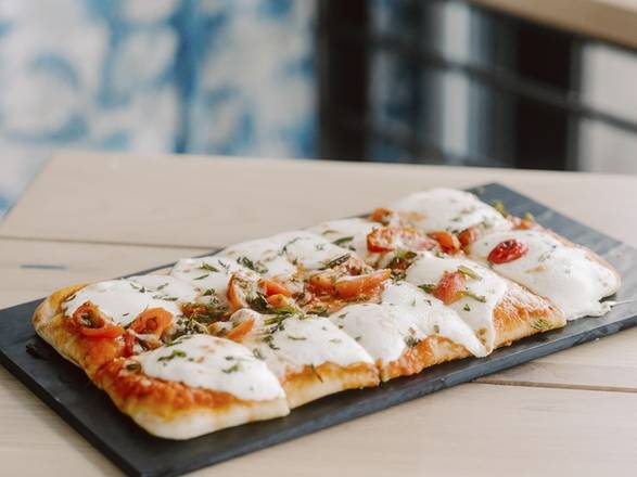 Order Margherita Flatbread food online from The Goat store, New Albany on bringmethat.com
