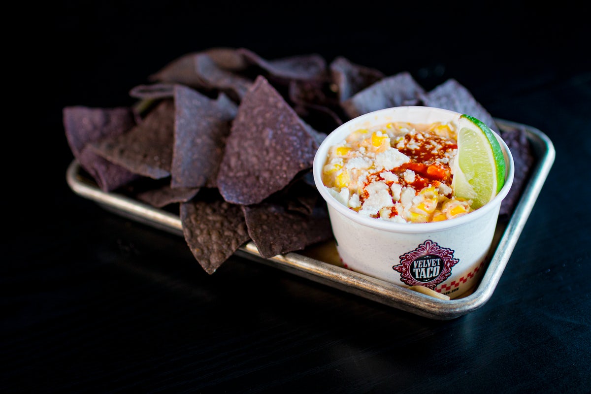 Order Elote & Chips food online from Velvet Taco store, Dallas on bringmethat.com