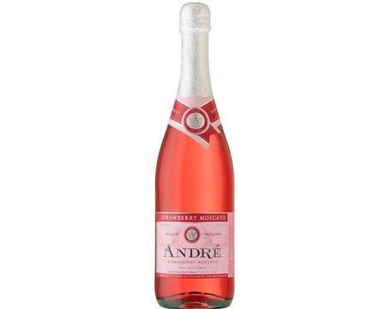 Order Andre Strawberry Moscato, 750mL bottle (6.5% ABV) food online from Central Liquor Market store, Los Angeles on bringmethat.com
