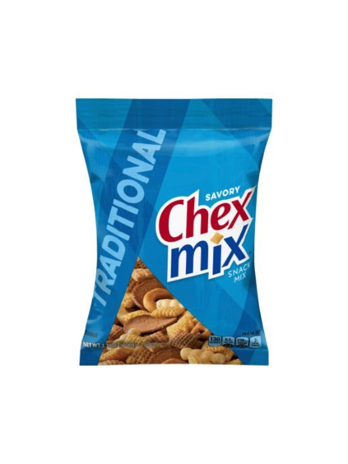 Order Chex Mix Traditional Snack Mix (3.75 oz) food online from Stock-Up Mart store, Marietta on bringmethat.com