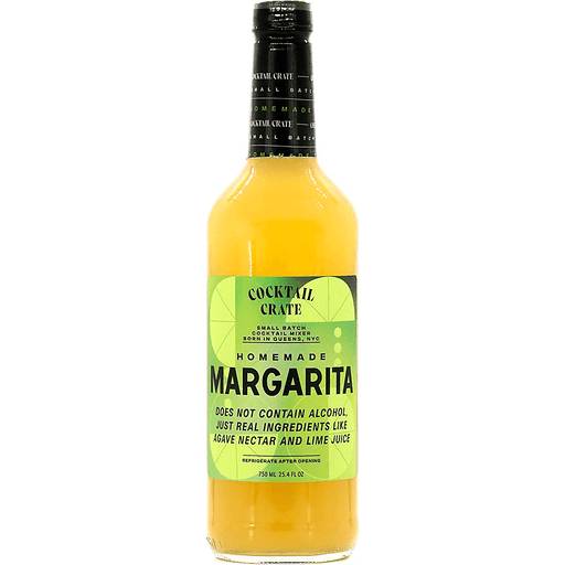 Order Cocktail Crate Homemade Margarita Mix  (750 ML) 138978 food online from Bevmo! store, Albany on bringmethat.com