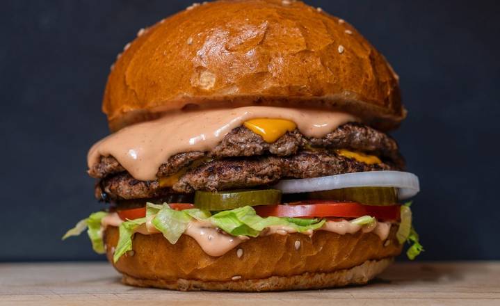 Order Single, Double, Triple Cheese Burger food online from Umami Bird store, Chicago on bringmethat.com