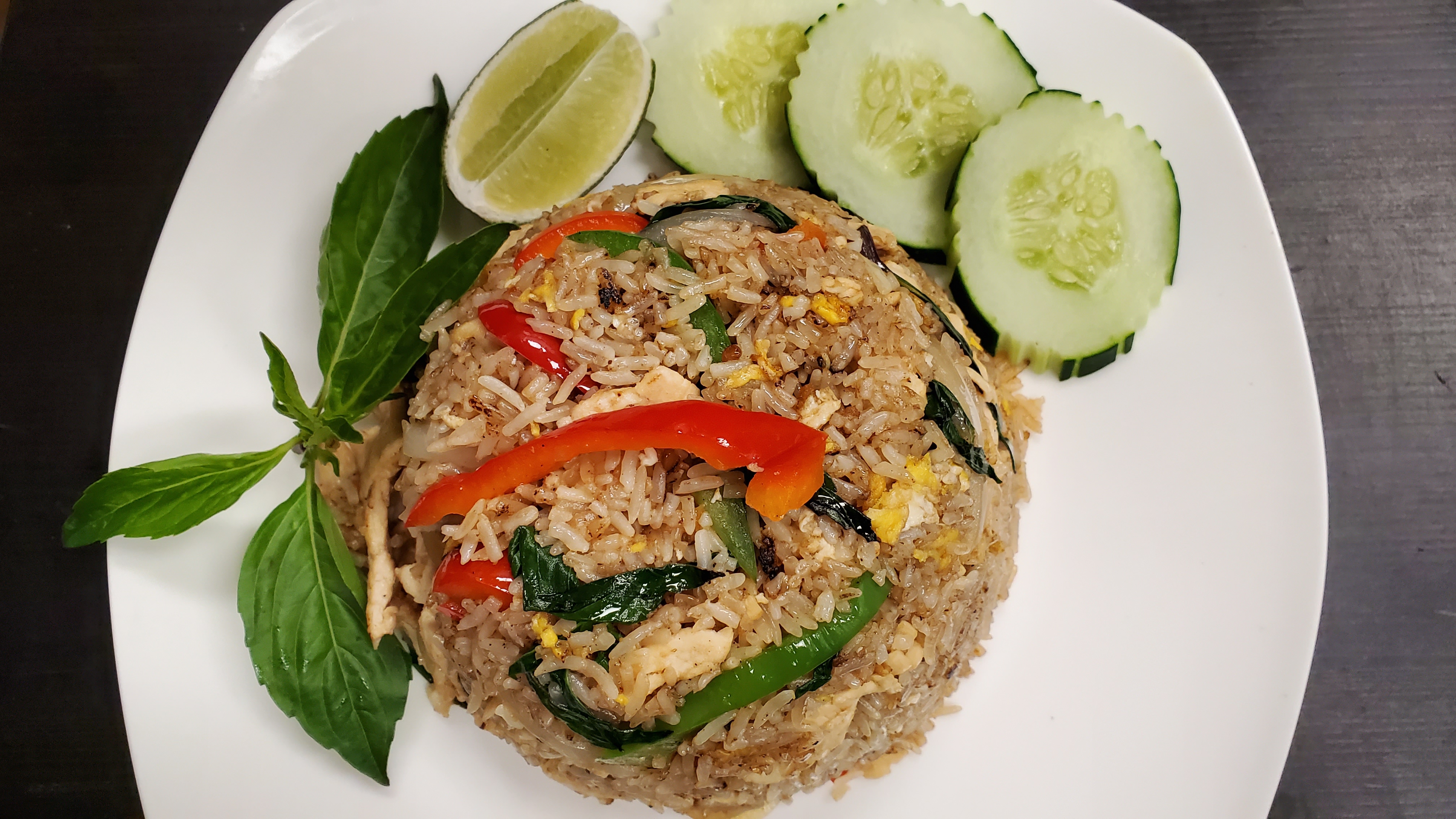 Order Basil Fried Rice food online from Thai Paradise store, Severna Park on bringmethat.com