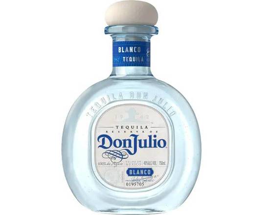 Order Don Julio Blanco, 750mL tequila (40.0% ABV) food online from VALU DISCOUNT LIQUOR #1 store, Houston on bringmethat.com
