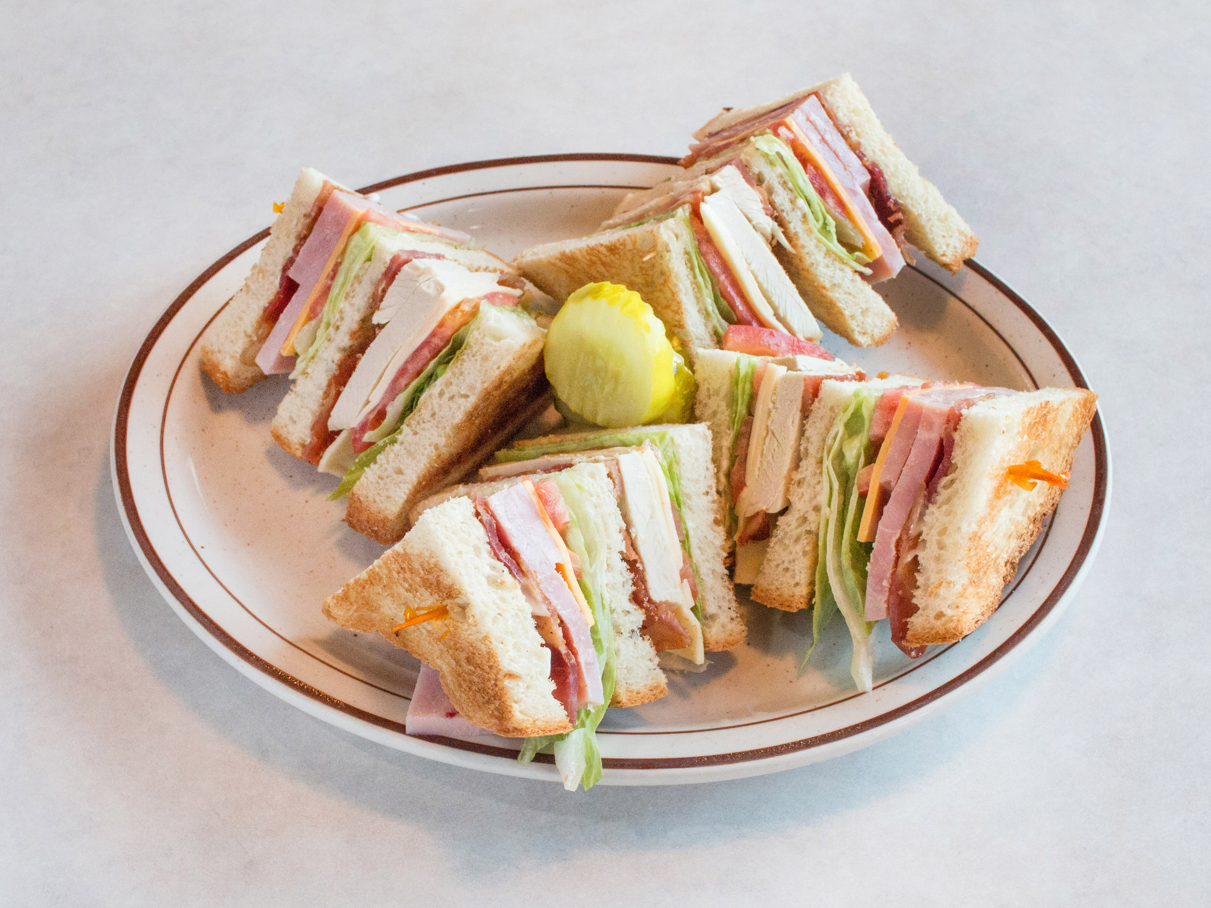 Order Clubhouse Sandwich food online from Rose Ann Kitchen store, Clinton Township on bringmethat.com