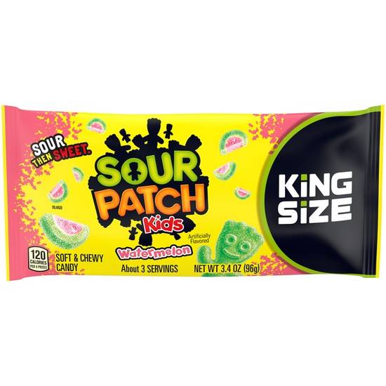 Order Sour Patch Watermelon Soft & Chewy Candy food online from Exxon Food Mart store, Port Huron on bringmethat.com