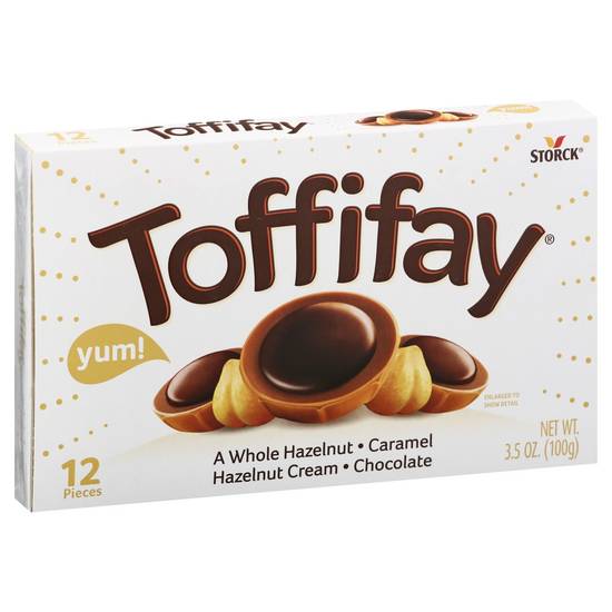 Order Toffifay Hazelnut Caramel Cream Chocolate Box (12 pk) food online from Rite Aid store, Yamhill County on bringmethat.com