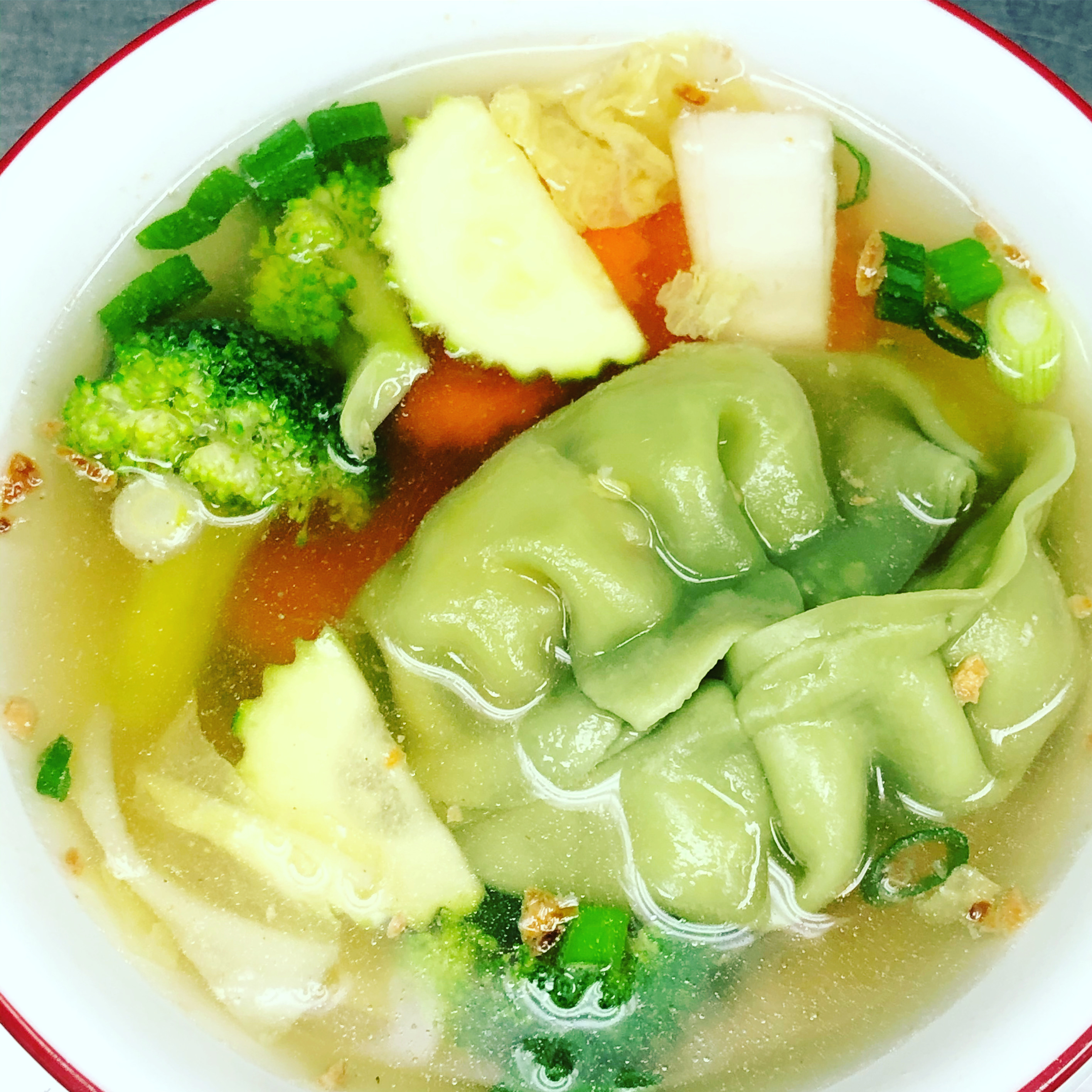 Order 29. Dumpling Soup food online from Sirinan Thai&Japanese Restaurant store, Wallingford on bringmethat.com