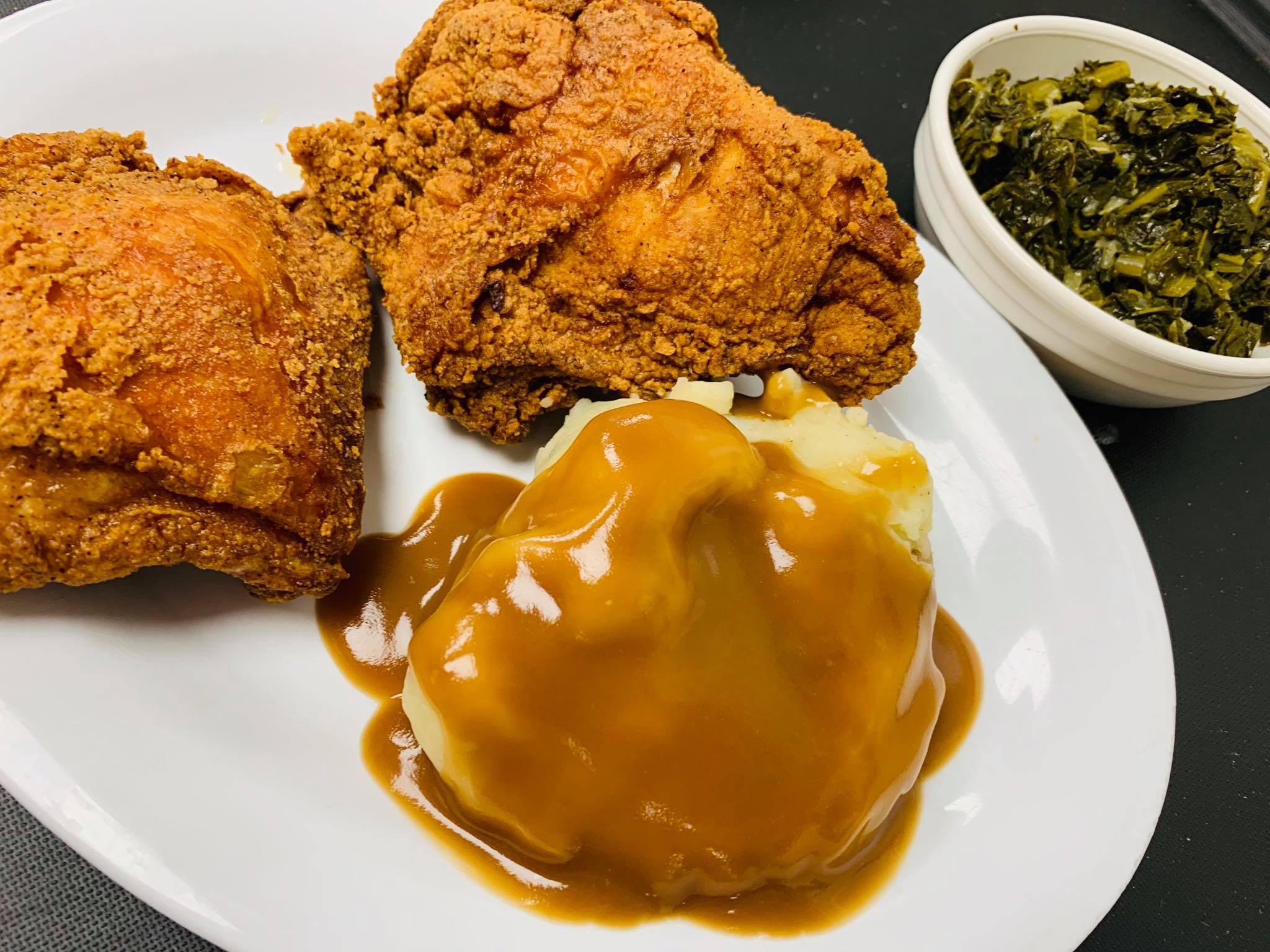 Order Two Piece Fried Chicken Meal food online from The Kettle Diner store, Jacksonville on bringmethat.com