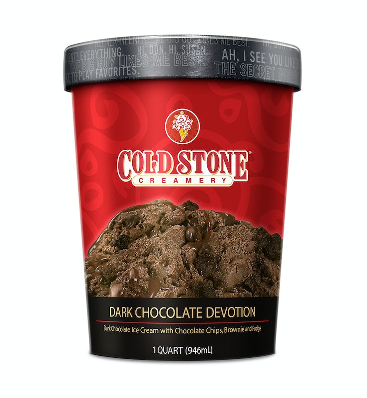 Order Dark Chocolate Devotion™  Pre-packed Quart food online from Cold Stone Creamery store, Clarksville on bringmethat.com