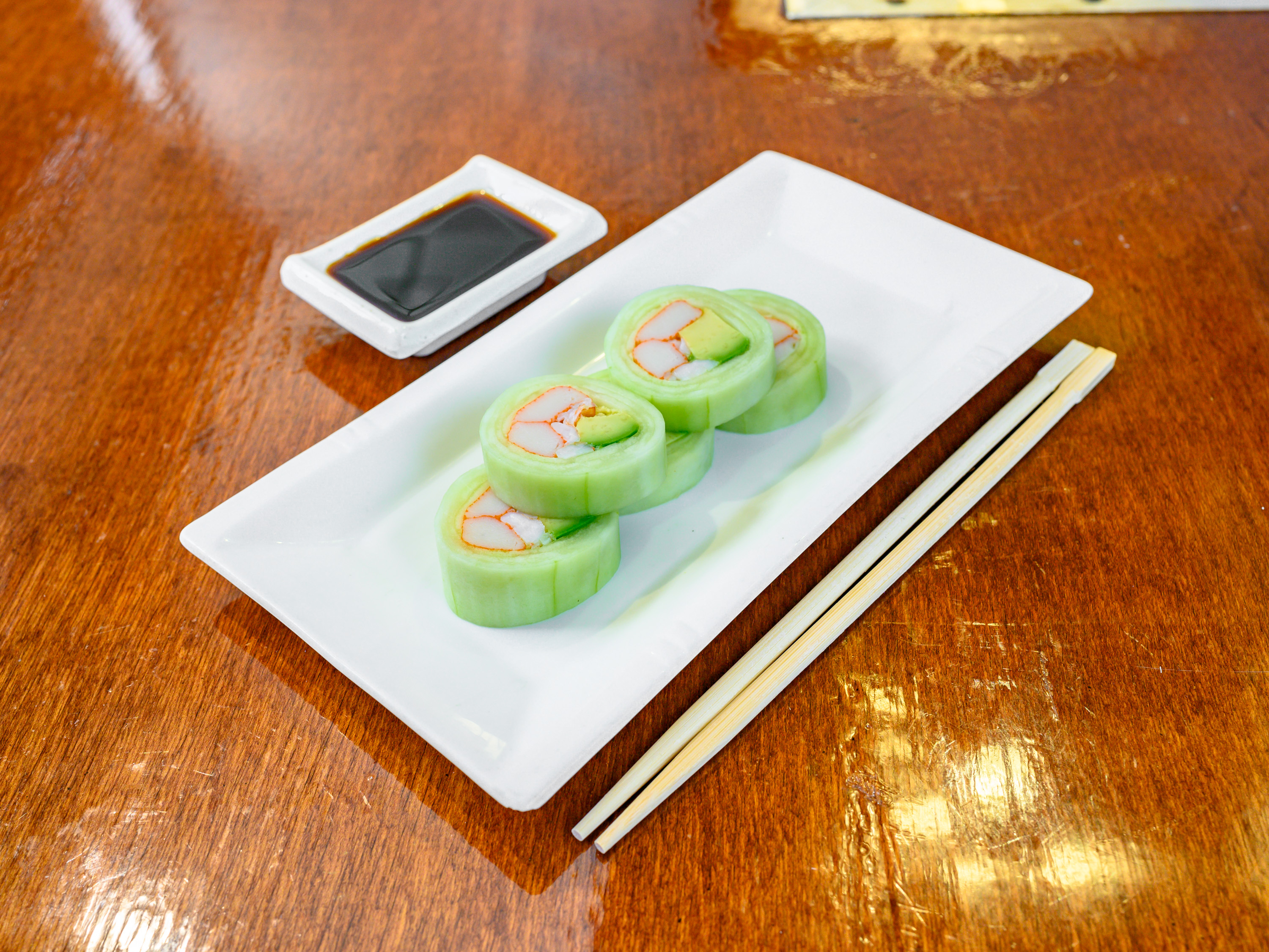 Order American Dream Special Roll  food online from Sakura Japanese Steakhouse & Sushi Bar store, Henrico on bringmethat.com
