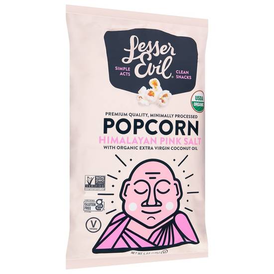 Order Lesser Evil Popcorn Himalayan Pink Salt (5 oz) food online from Rite Aid store, Yamhill County on bringmethat.com