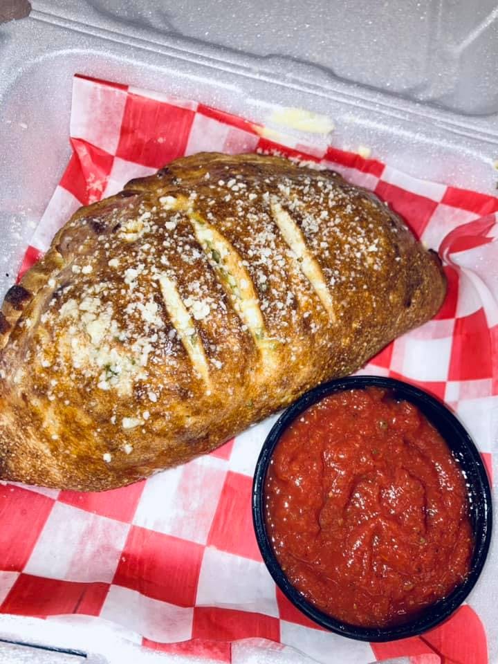 Order Calzone - Calzone food online from Samuel Mancino's Italian Eatery store, South Bend on bringmethat.com