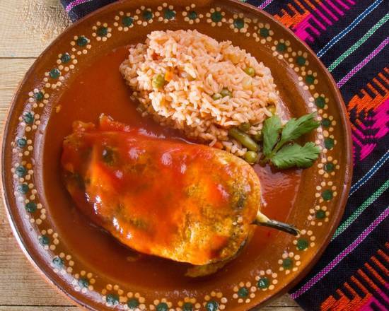 Order Cheese Chile Relleno food online from Juan's Tortas Snob store, Oklahoma City on bringmethat.com