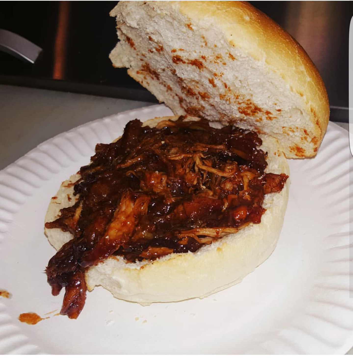 Order Small BBQ Pulled Pork food online from Super hero sub shop store, Jersey City on bringmethat.com