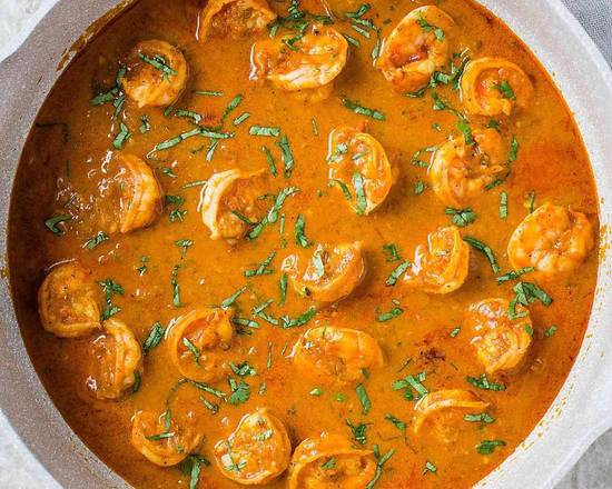 Order Shrimp Curry food online from Rasoi Fusion Indian Cuisine store, Roswell on bringmethat.com