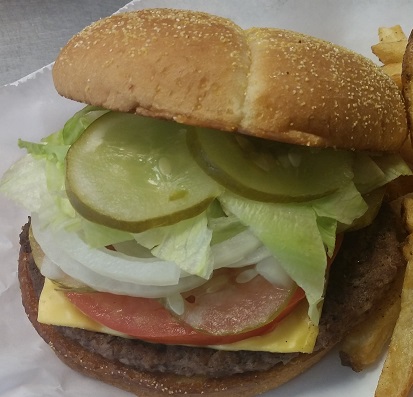 Order Cheeseburger food online from Grill & garden restaurant store, Chicago on bringmethat.com