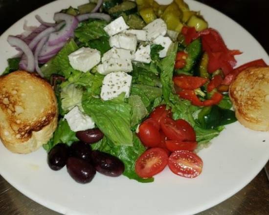 Order Greek Salad food online from Hummingbird Restaurant store, Winfield on bringmethat.com