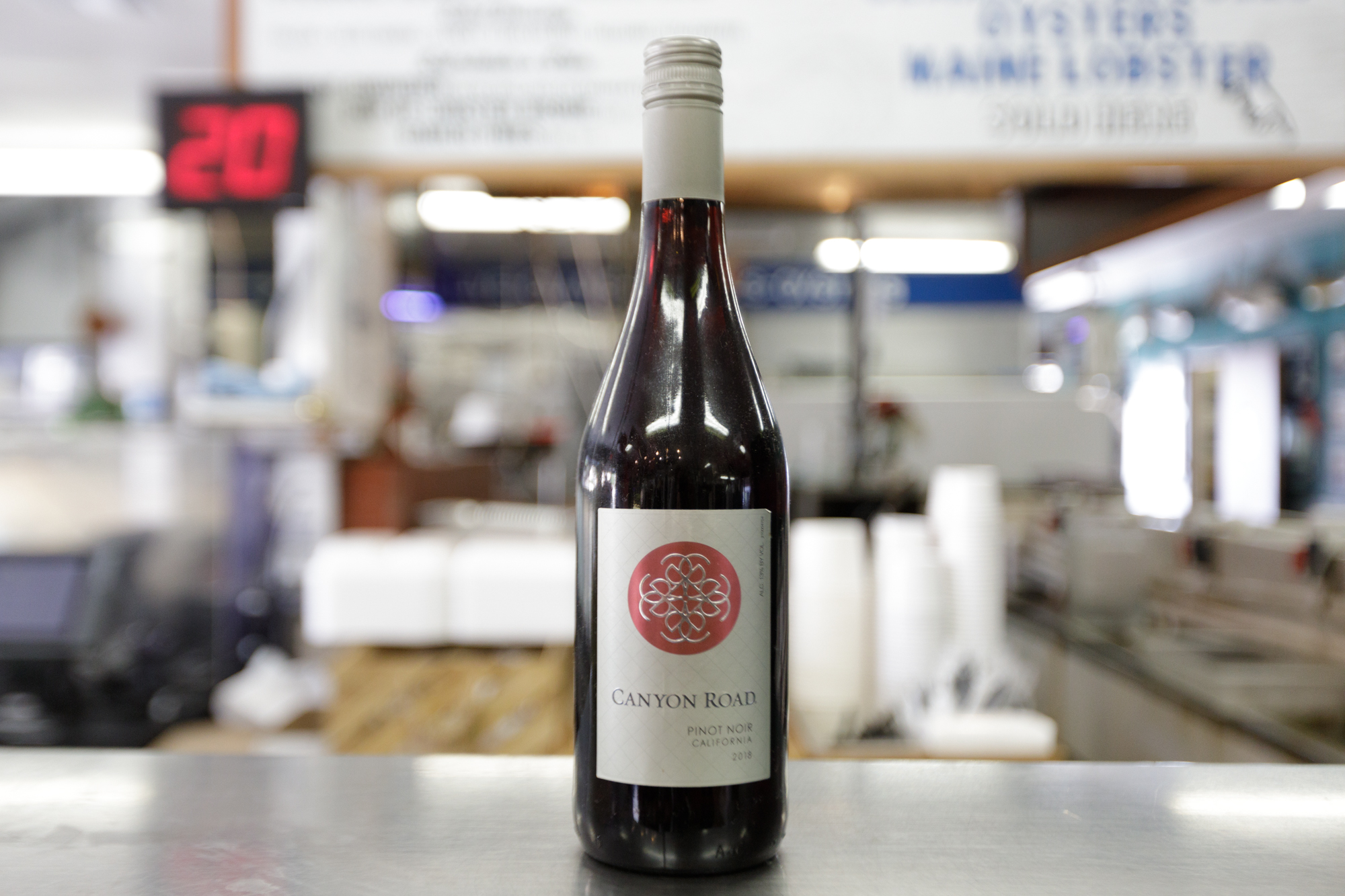 Order Canyon Road Pinot Noir-9oz food online from Captain Kidds Fish Market & Restaurant store, Redondo Beach on bringmethat.com