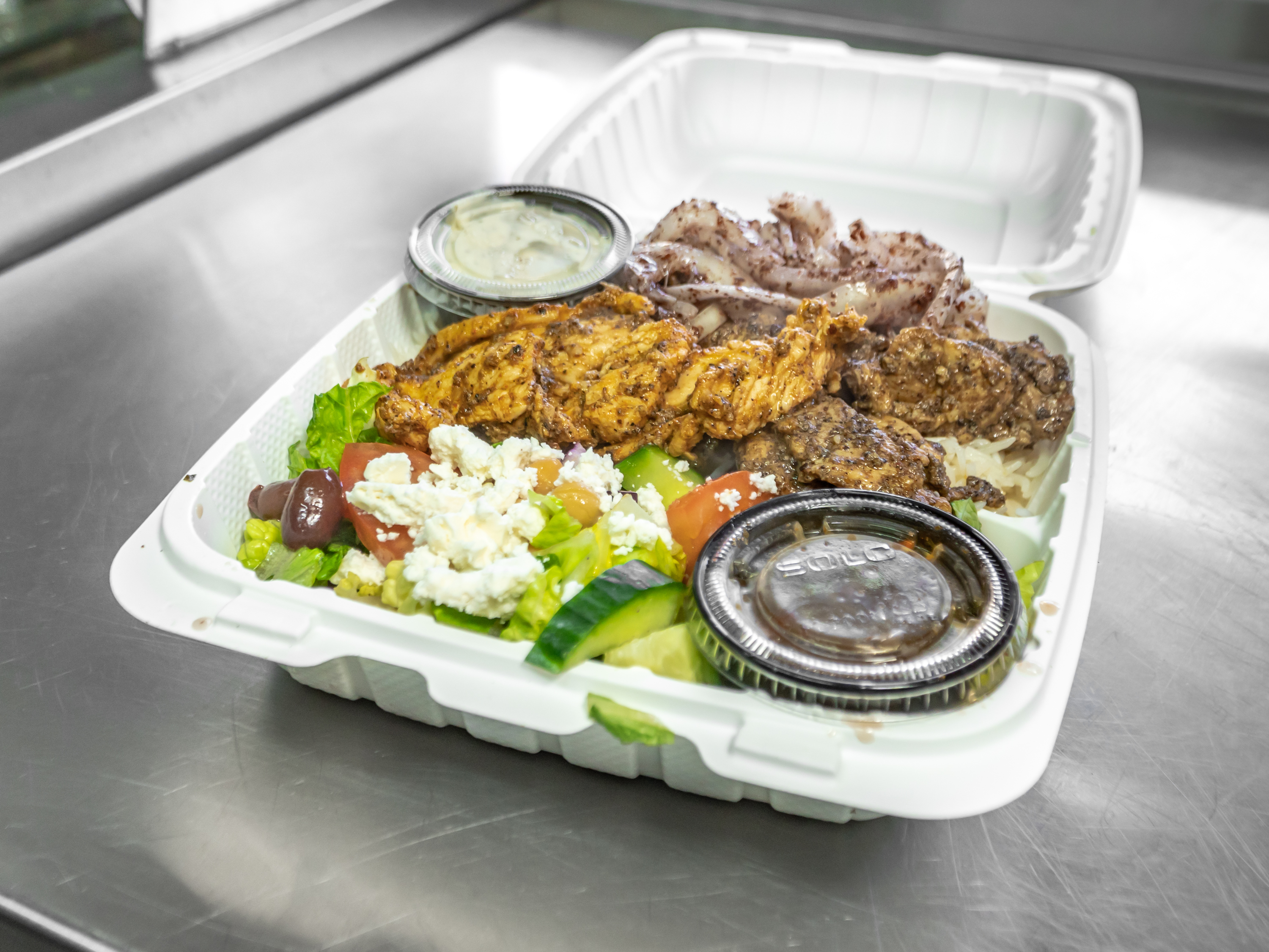 Order Gyro Platter food online from Pita On The Plaza store, Bethesda on bringmethat.com