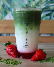 Order Strawberry Matcha Latte food online from Rewind store, Chandler on bringmethat.com
