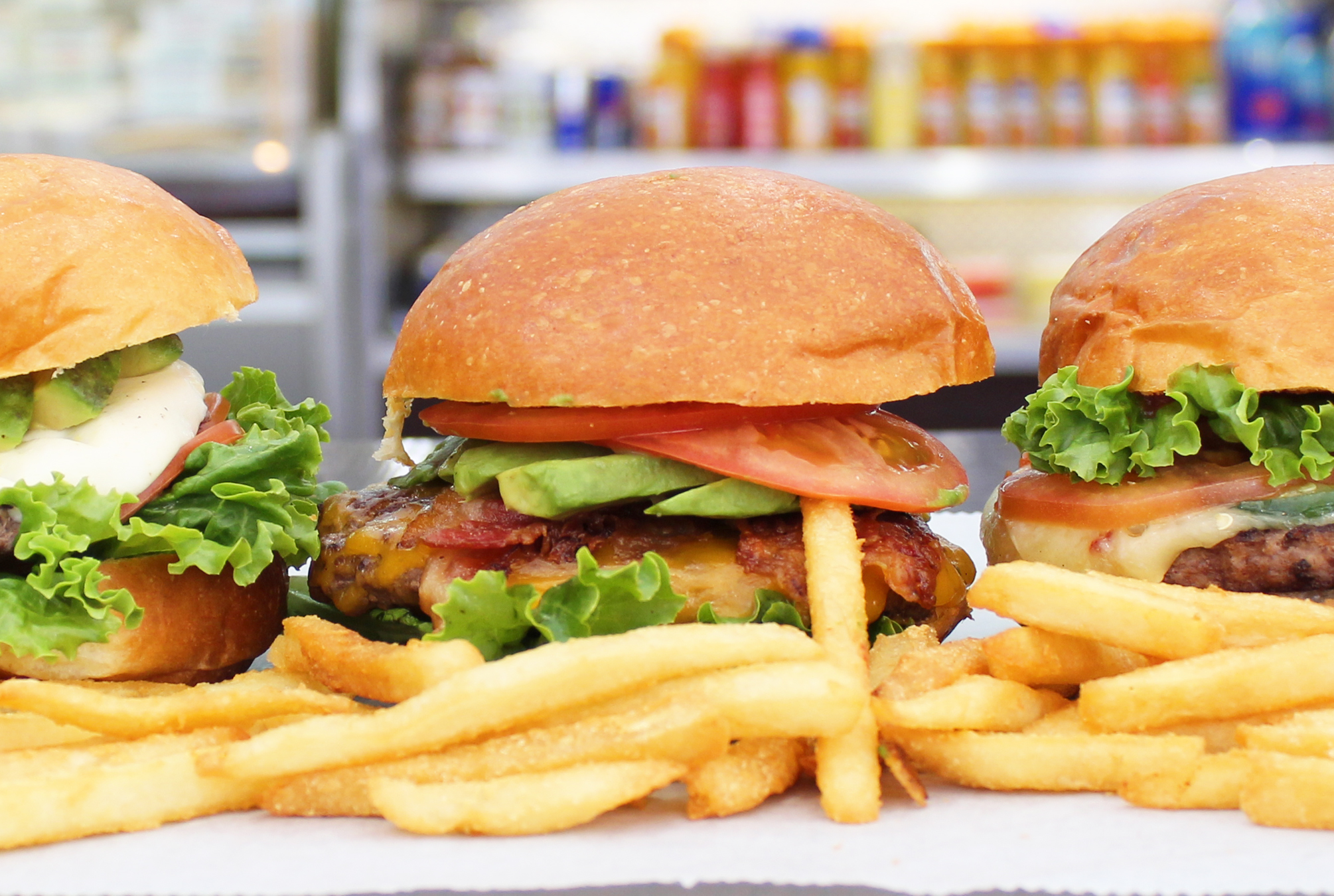 Order Classic Burger food online from Green Cafe store, New York on bringmethat.com