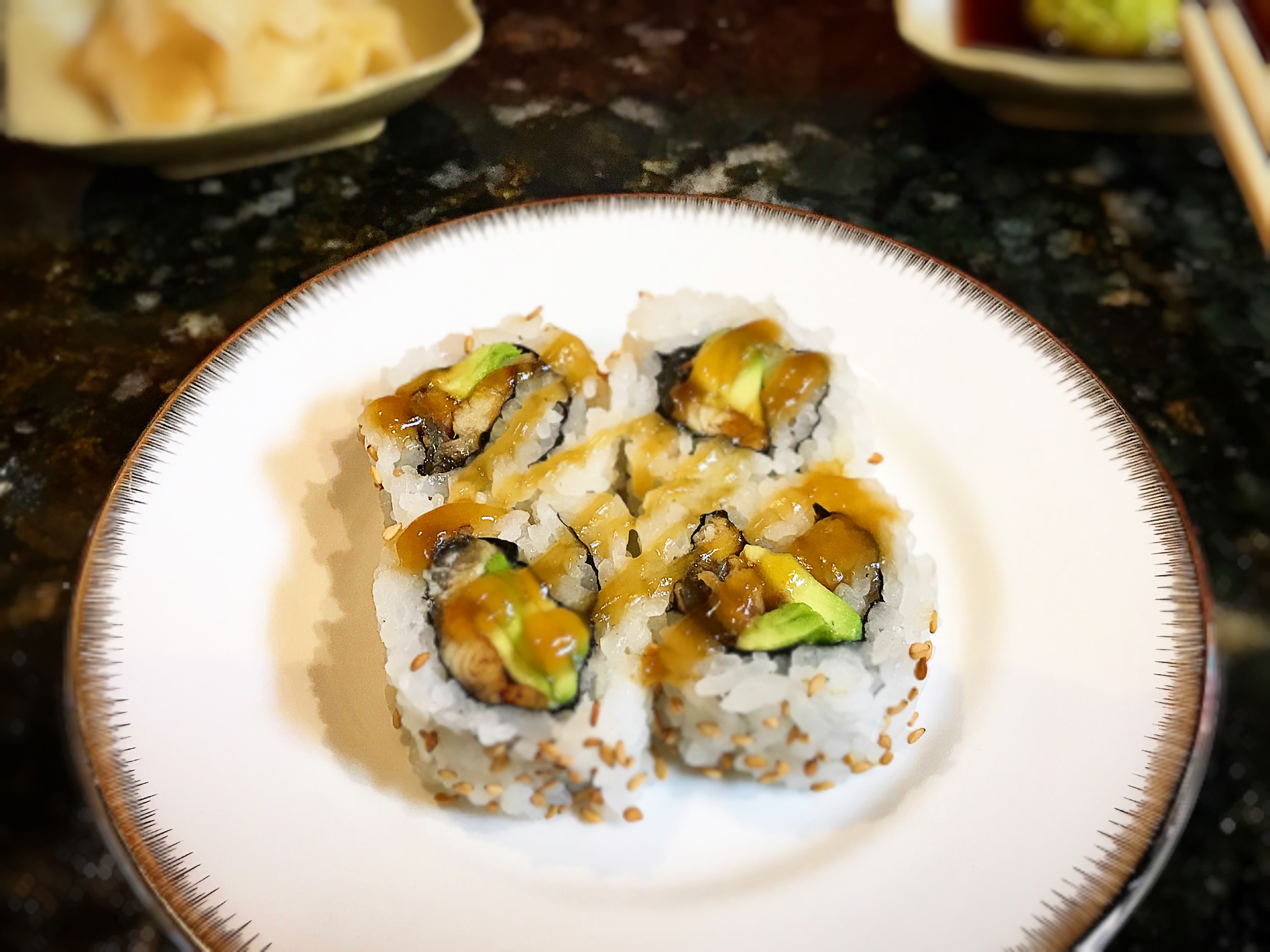 Order Unagi Roll food online from Sushi Hana store, Lake Oswego on bringmethat.com