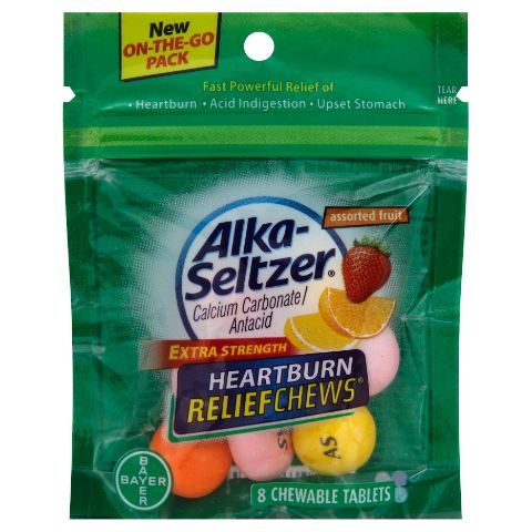 Order Alka Seltzer Relief Chews 8 Count food online from 7-Eleven store, Denver on bringmethat.com
