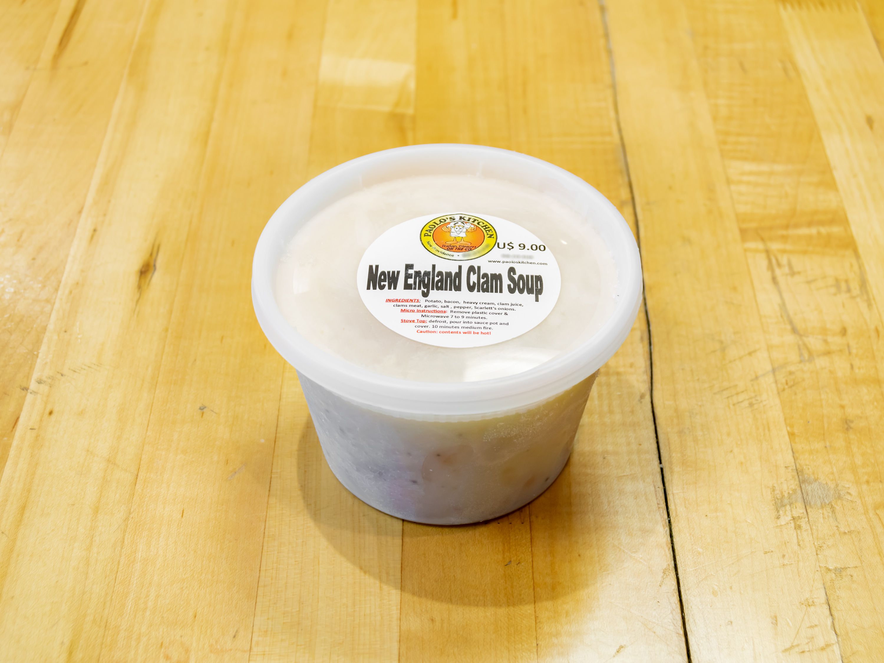 Order New England Clam Soup food online from Paolo Kitchen store, New Providence on bringmethat.com