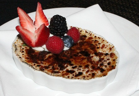 Order Creme Brulee food online from Kirby Prime Steakhouse store, The Woodlands on bringmethat.com