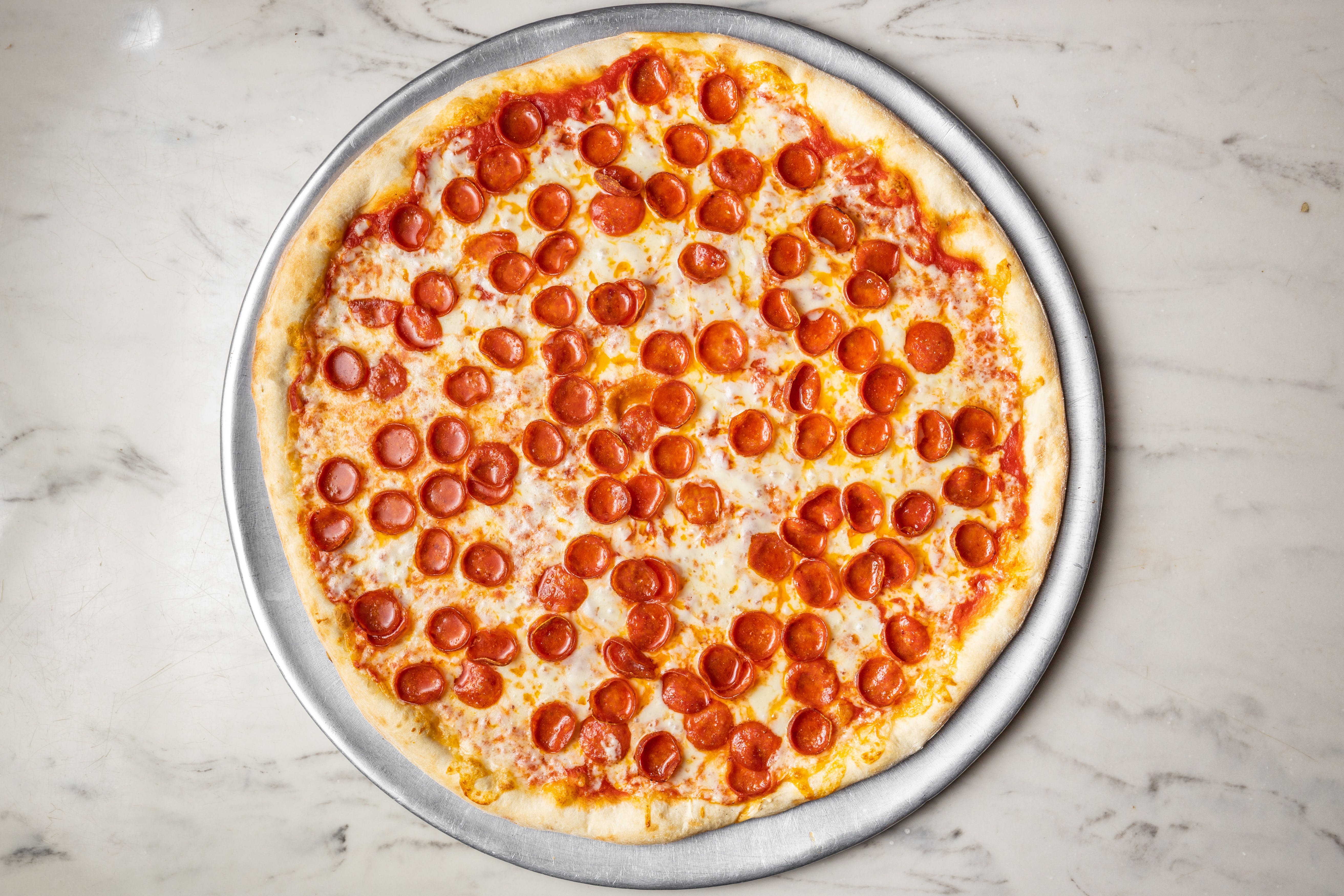Order Pepperoni Pizza - Regular food online from Graziella Pizza store, Flushing on bringmethat.com