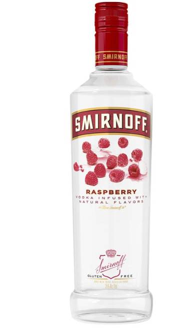 Order Smirnoff Raspberry Vodka 750ml food online from Windy City Liquor Market store, El Cajon on bringmethat.com
