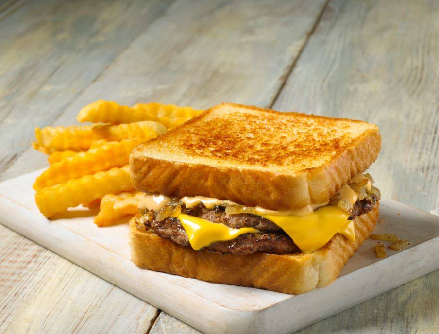 Order Kick'd Up Patty Melt food online from Jack's store, Decatur on bringmethat.com