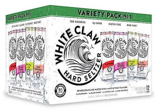 Order White Claw Variety Pack, 12pk-12oz can hard seltzer (5.0% ABV) food online from Fastrip store, Bakersfield on bringmethat.com