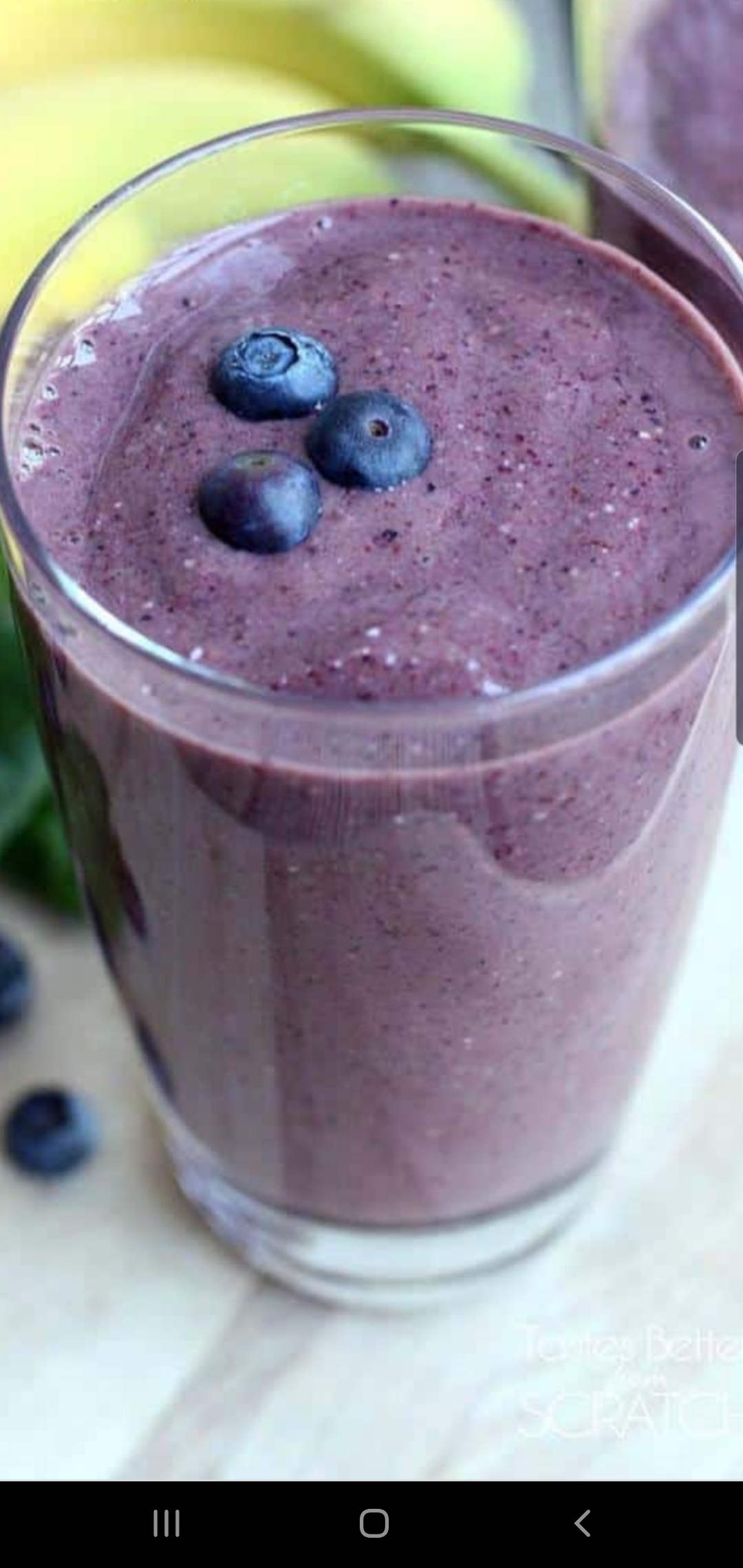 Order The Blueberry Smoothie  food online from Bedford gourmet food store, Brooklyn on bringmethat.com