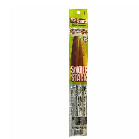 Order Old Wisconsin Beef Jalapeno Cheese Smoke Stack 2.5oz food online from 7-Eleven store, DeSoto on bringmethat.com