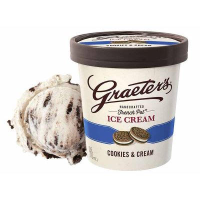 Order Cookies & Cream - Pint food online from Graeter Ice Cream store, Cincinnati on bringmethat.com
