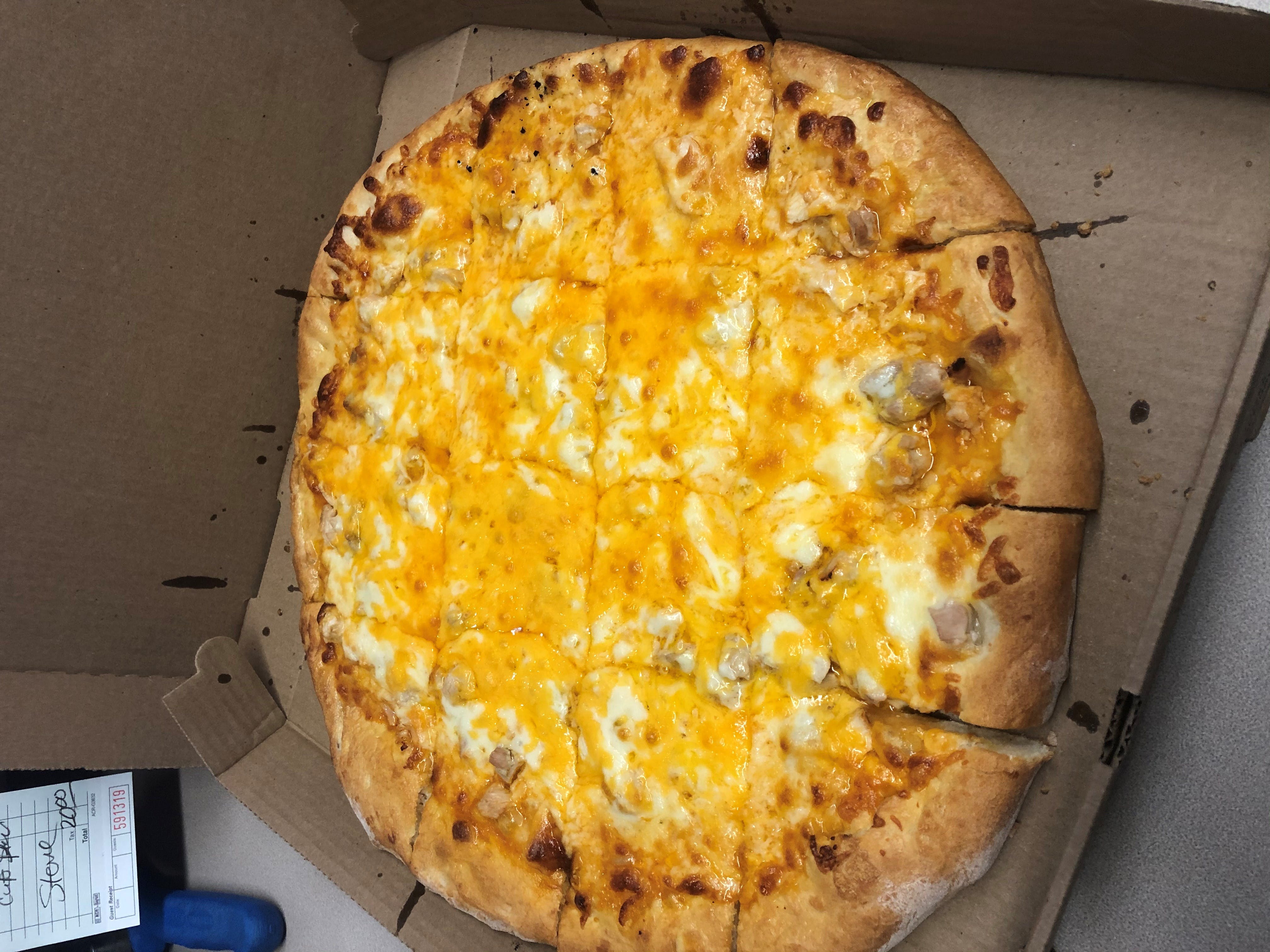 Order Buffalo Chicken Pizza - Small 9" food online from Amico Pizza store, Rochester on bringmethat.com
