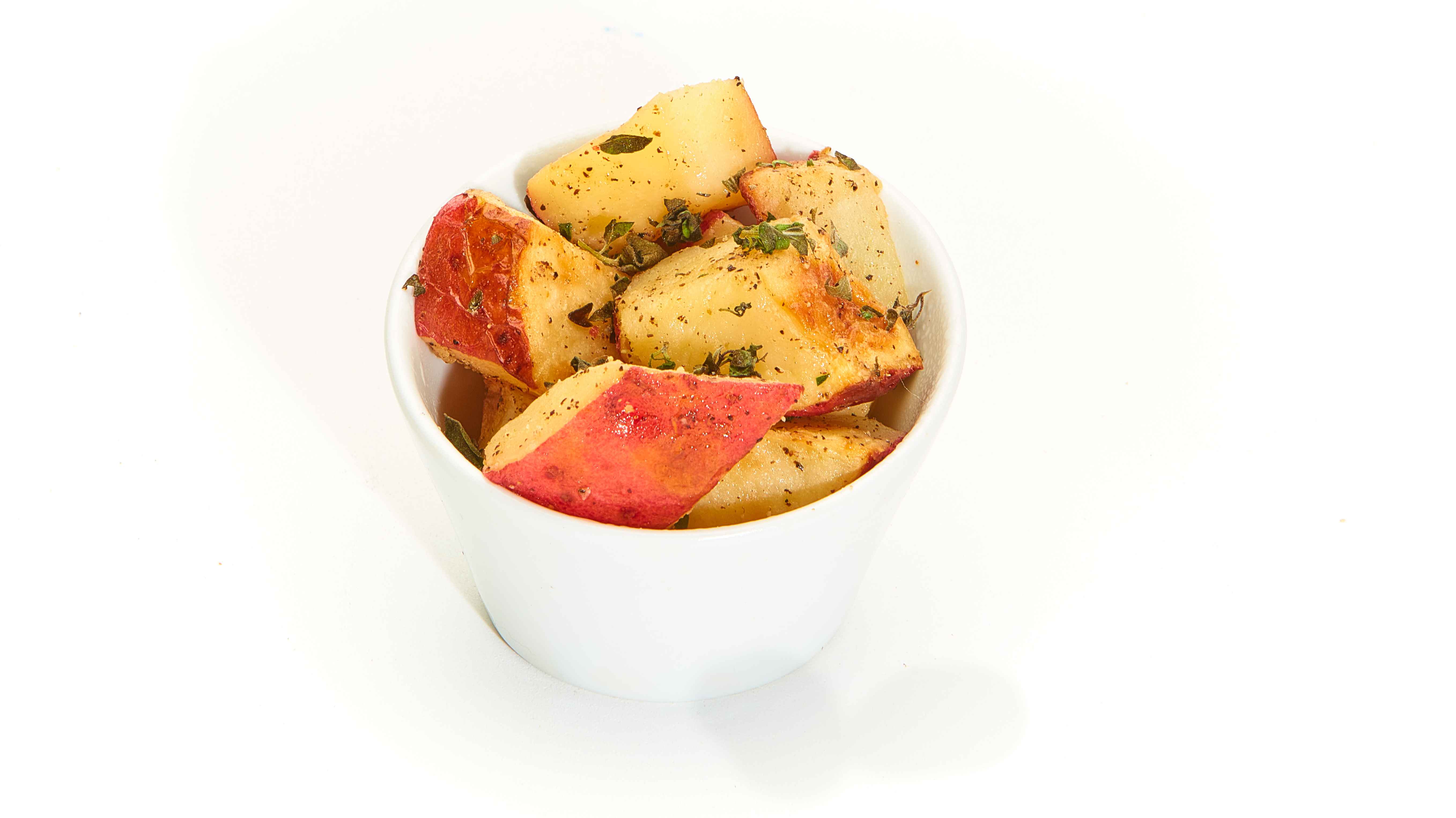 Order Side of Roasted Potatoes food online from Taziki's Mediterranean Cafe store, Charlotte on bringmethat.com