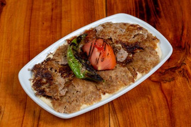 Order Gyro Over Hummus food online from Kapadokya Mediterranean Grill store, South Brunswick on bringmethat.com