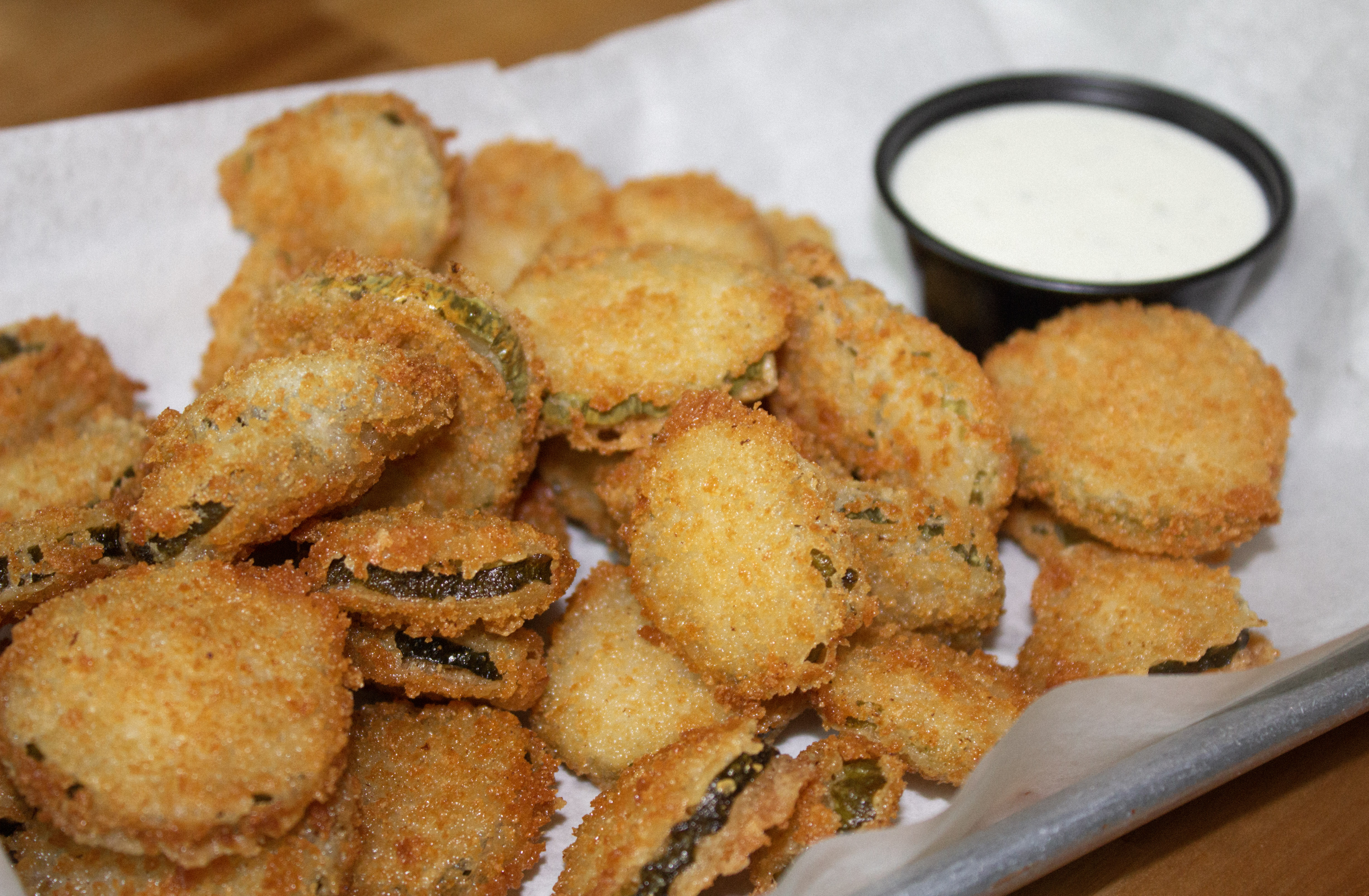 Order Fried Pickles food online from Wing Of Fire store, Cypress on bringmethat.com