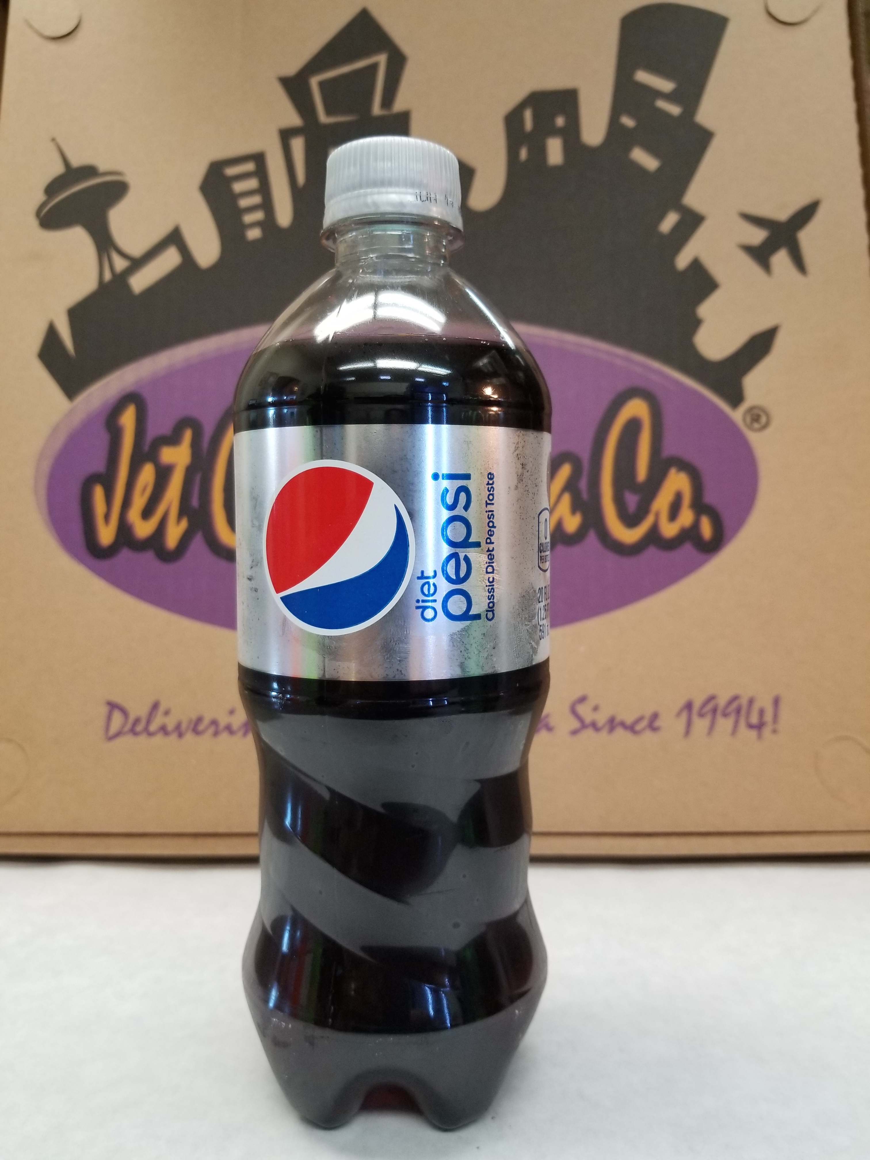 Order 20 Oz Diet Pepsi Bottled Soda food online from Jet City Pizza Co. store, Seattle on bringmethat.com